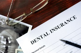an empty dental insurance claim form