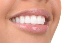 Closeup of beautiful smile