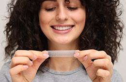 Woman using a credit card